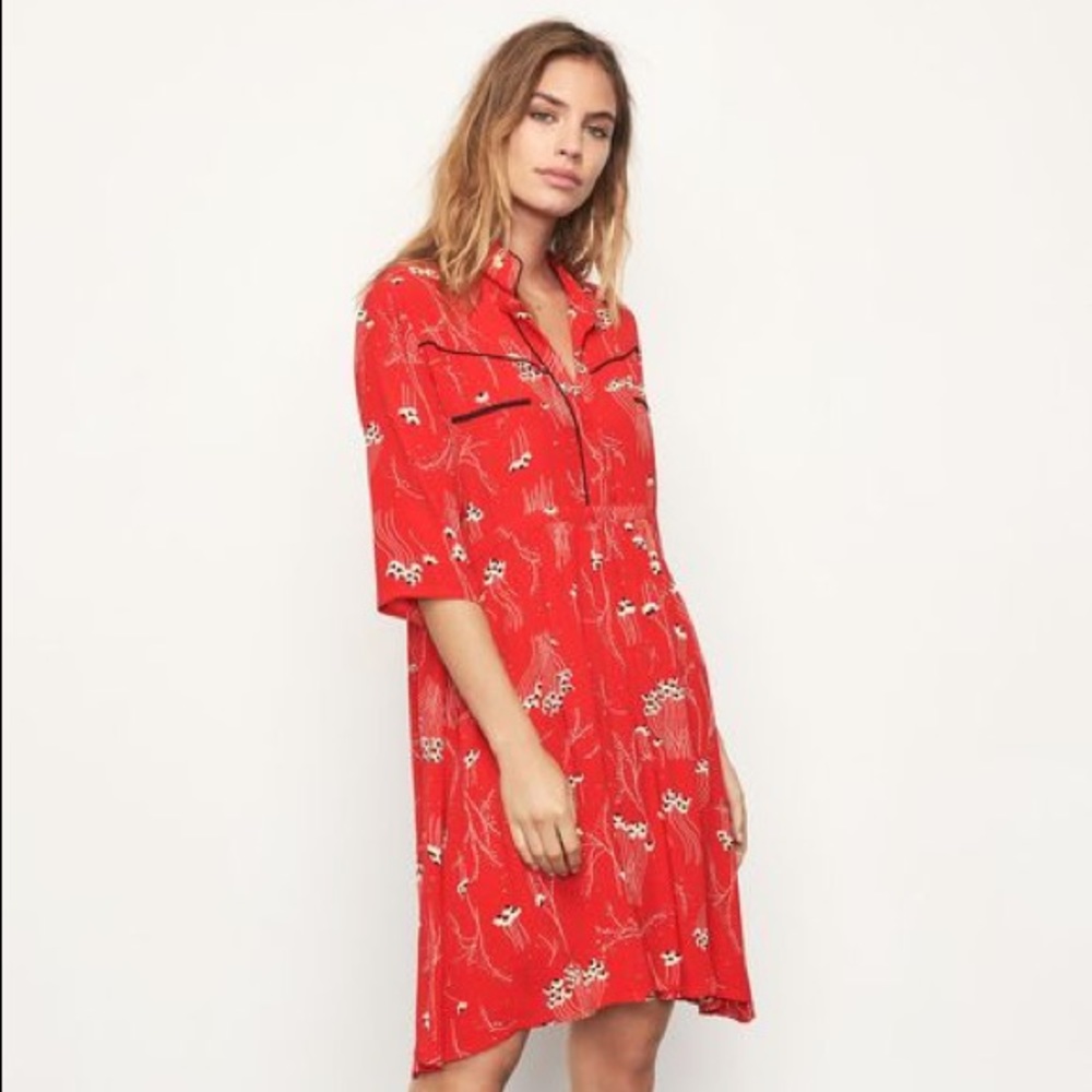 ba&sh Kyle Dress - Rouge